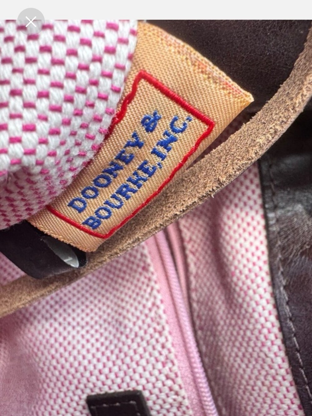 Dooney & Bourke Giraffe Print Drawstring Bucket Bag Leather Shoulder Purse 2008 - Picture 5 of 6
